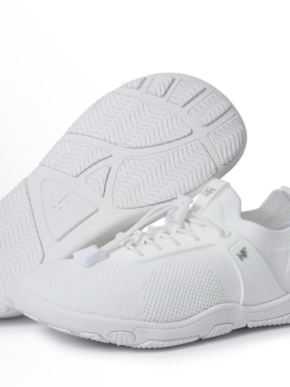 All-White Women's Athletic Knit Sneaker